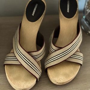 Burberry Wooden Sandals